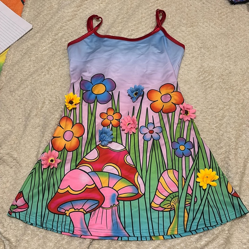 Trickz n’ treatz mushroom dress
